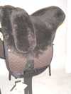 Christ Premium boml�s lammeskinds sadel - str. pony/cob . Lgd. ca. 54/55 cm 
